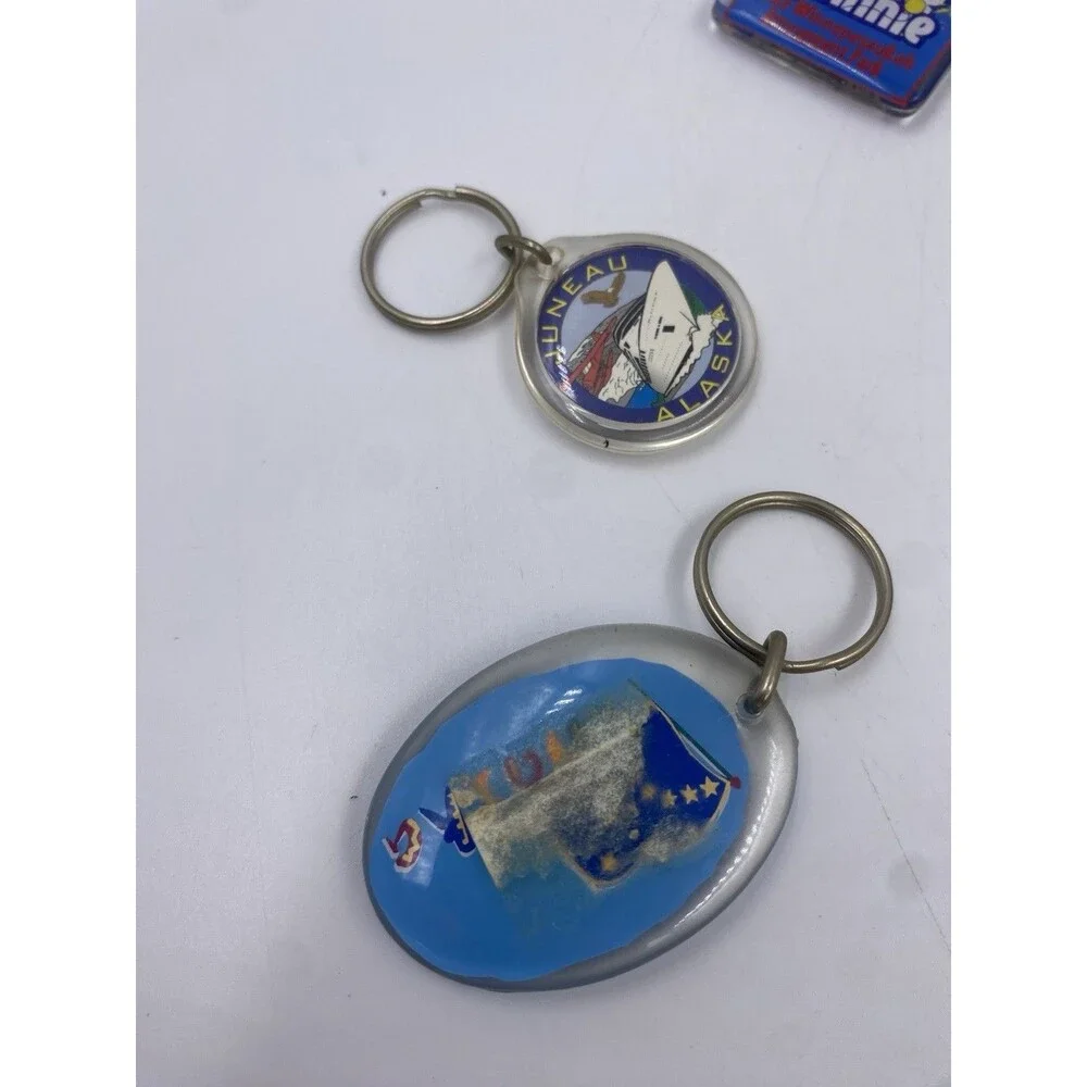 Lot of 14 Travel Souvenir Destination Keychains San Jose, New Orleans, More